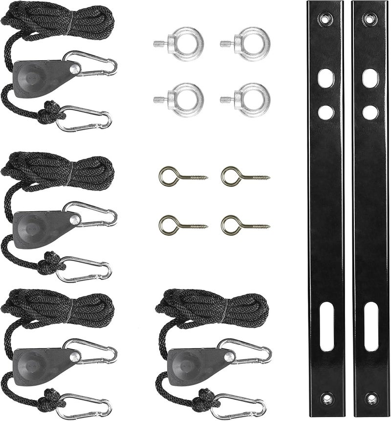 ARGENDON Hanging Kits for Compact Dehumidifiers, Easy Way to Raise and Lower Dehumidifier, Helps Reduce Noise and Vibration of the Unit, Suitable for Crawl Space Dehumidifier Black - Image 1
